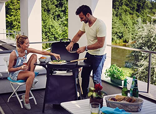 Enders Urban Barbacoa Gas Portátil 2 Quemadores, Tapa, Termómetro, Estantes Abatibles - Camping/Jardín