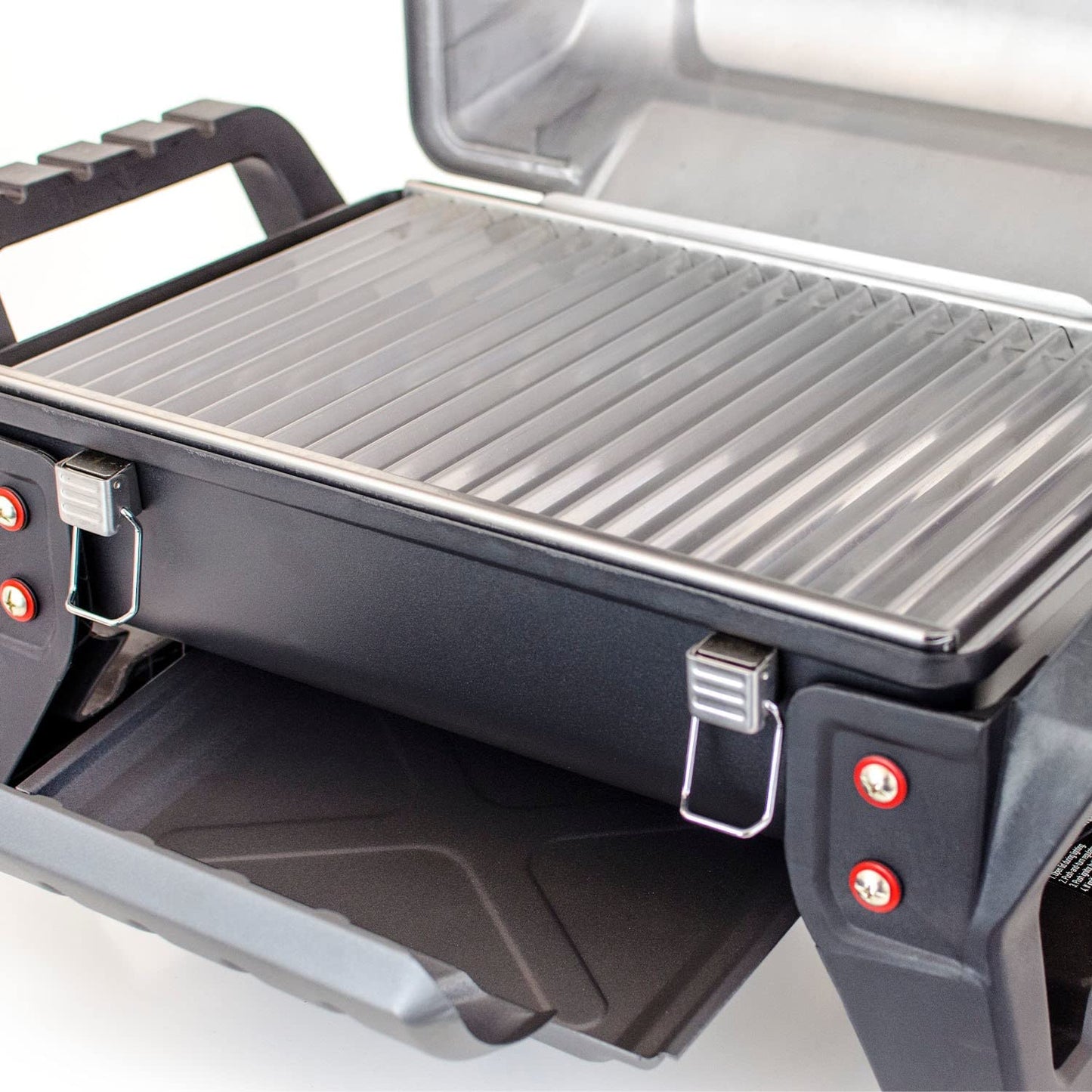 Char-Broil Grill2Go Barbacoa Gas Portátil, TRU-Infrared, Parrilla Acero Inox - Exterior/Jardín