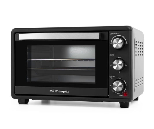 Orbegozo HCI 5025 Mini Horno 25L, 1500W, Temporizador, Termostato, Negro