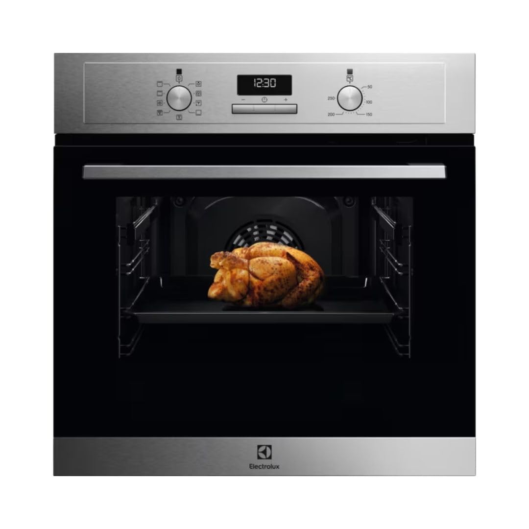 Electrolux EOF3H50BX Horno Multifunción 65L, AquaClean, 7 Funciones, Grill, Clase A, Inox