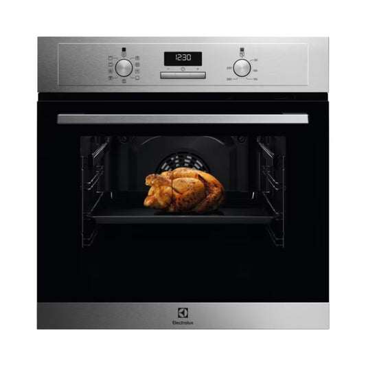Electrolux EOF3H50BX Horno Multifunción 65L, AquaClean, 7 Funciones, Grill, Clase A, Inox