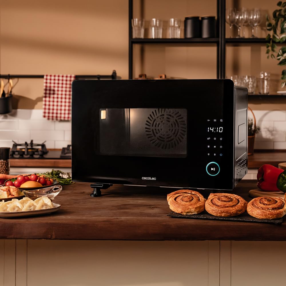 Cecotec Bake&Steam 4000 Combi Horno Sobremesa 40L, Vapor, Airfryer, 8 Funciones, 2400W