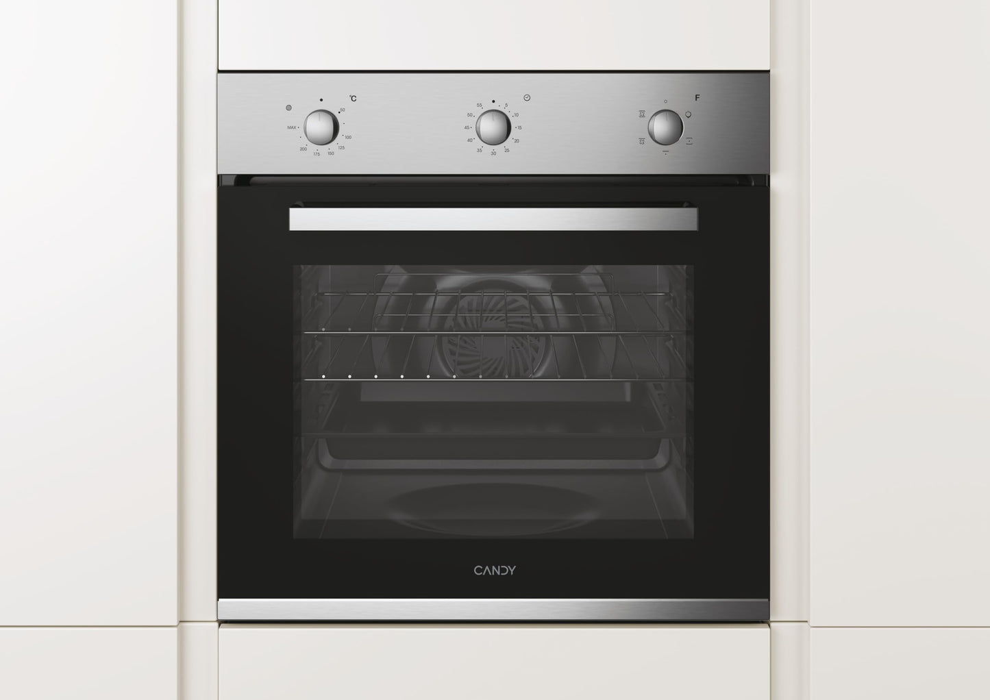 Candy FCP502X - Horno Multifunción 65L - Cristal, Acero Inodidable, Clase A