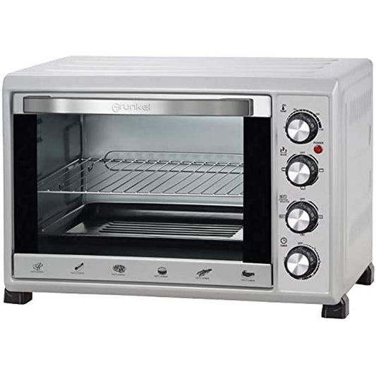 Grunkel HR-38 SILVER Mini Horno 38L, 3 Modos Calor, 2000W, Temporizador, Gris