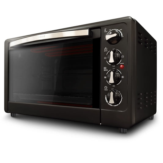 Grunkel HR-48RMRUSTI Horno Sobremesa 48L, Rustidor, 3 Modos Calor, 230ºC, Negro