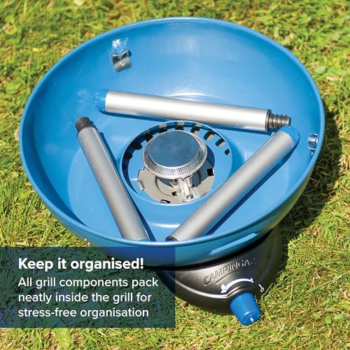 Campingaz Party Grill 400 CV Barbacoa Contacto Gas Natural 2000W, Mesa, Ø36x42cm