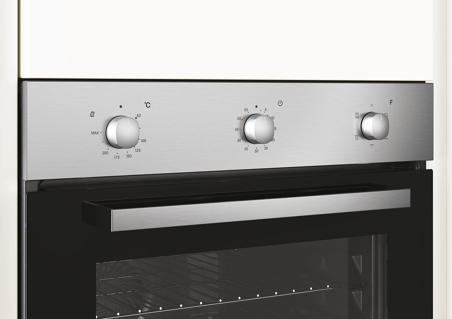 Candy FCP502X - Horno Multifunción 65L - Cristal, Acero Inodidable, Clase A