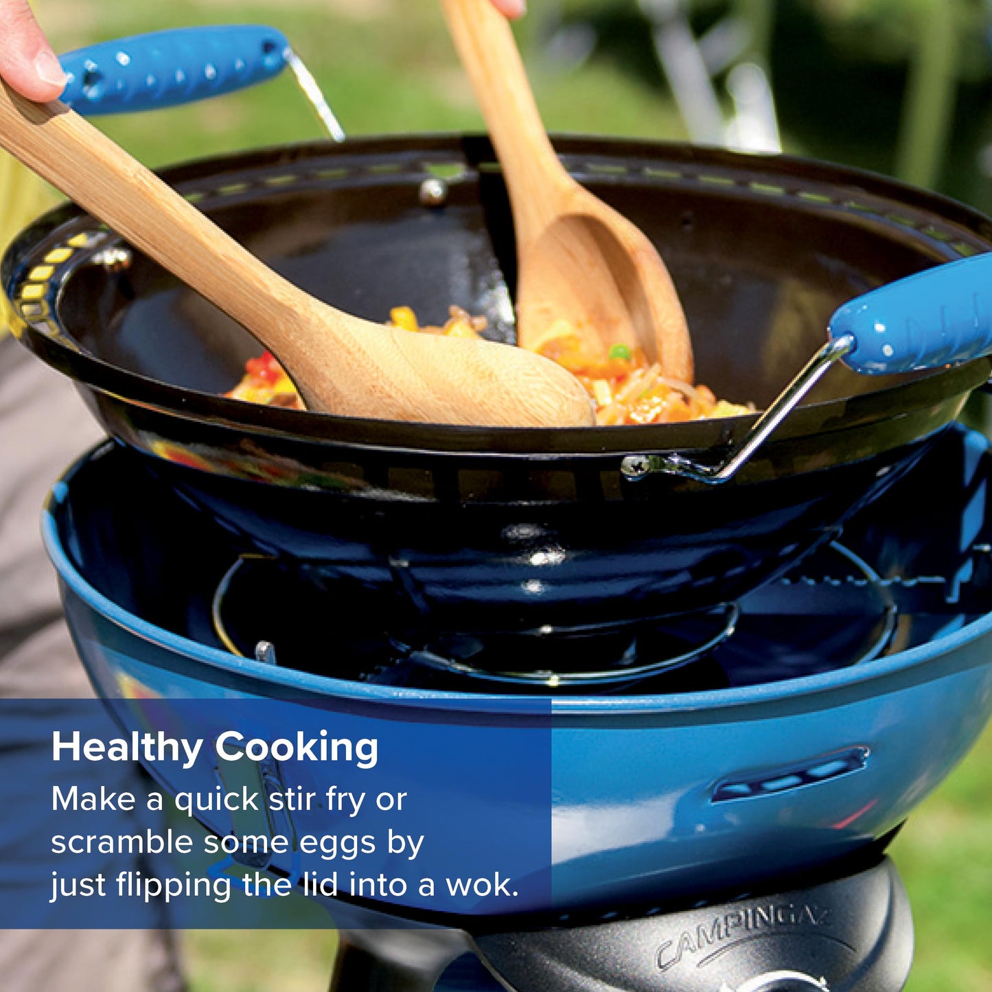 Campingaz Party Grill 400 CV Barbacoa Contacto Gas Natural 2000W, Mesa, Ø36x42cm