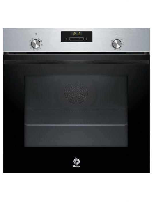 Balay Horno Multifunción 60cm, Aqualisis, Control Confort, Cristal Negro, Modelo 3HB4131X3