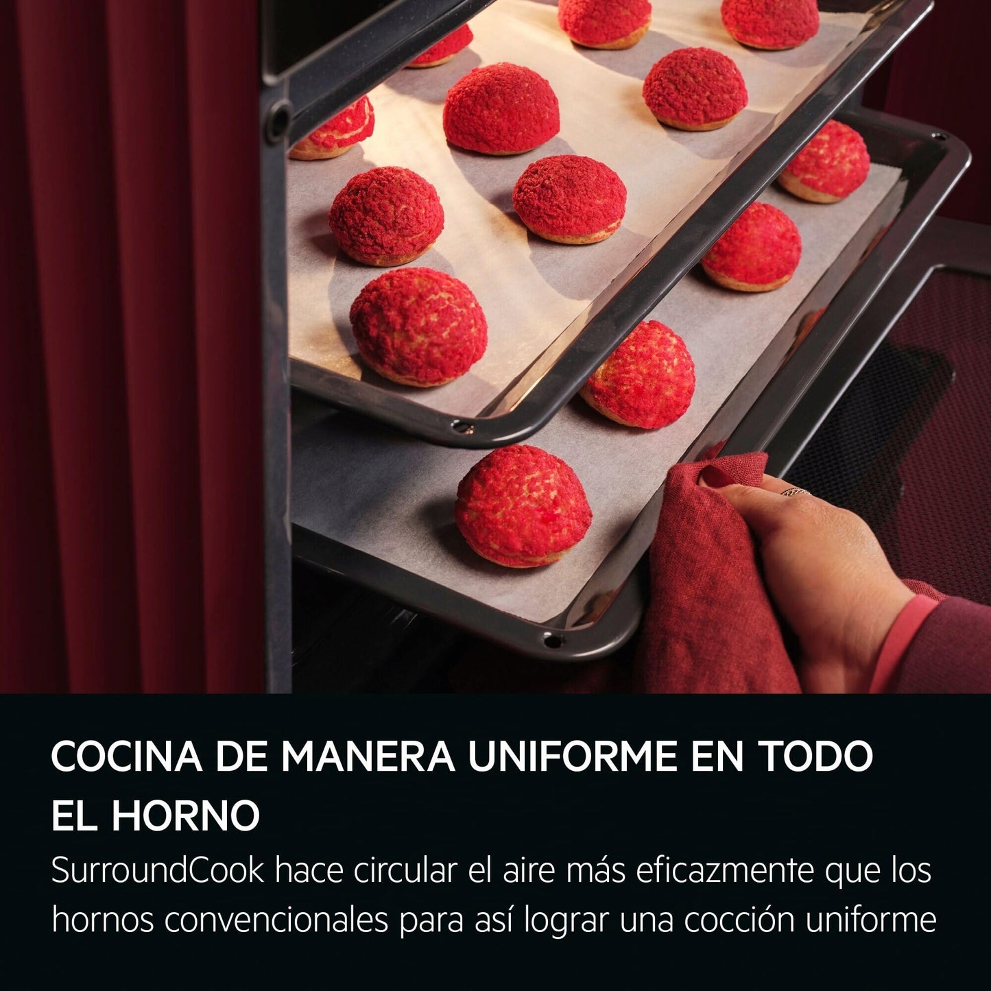 AEG TU5AB20WSK Horno Multifunción 72L, Aqua Clean, LED, Cocción Multinivel, Negro